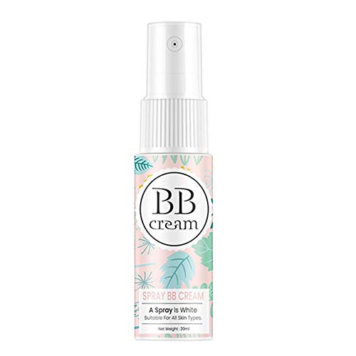 Spray BB Cream, Maquillaje Beauty Concealer Base Face Foundation, Crema BB Spray Hidratante Blanqueadora, Perfecto para el maquillaje de piernas, cuello, cuerpo y piernas, 20ml