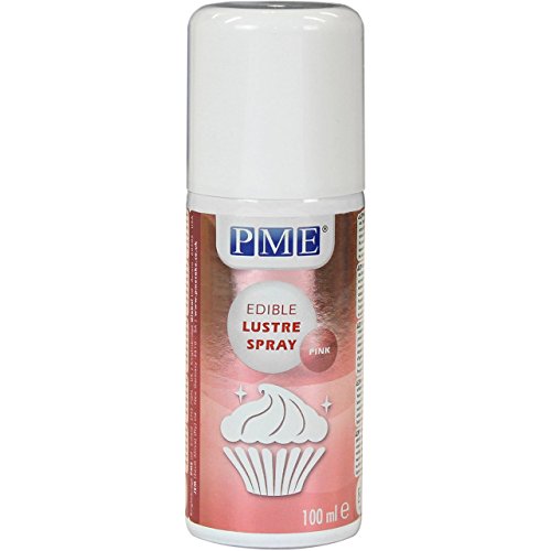Spray Lustre Comestible PME Rosa 100 ml