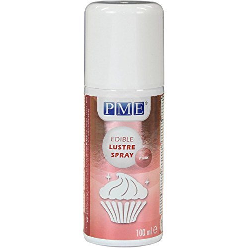 Spray Lustre Comestible PME Rosa 100 ml