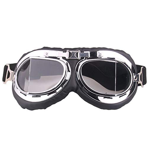 SPXMX Gafas retro en ángulo para moto off-road gafas parabrisas s