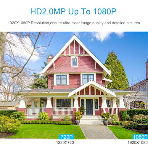 Sricam SP007 Cámara de Vigilancia Wifi Exterior, Visión Nocturna, HD 720P Impermeable IP66, Seguridad Exterior, Detección de Movimiento, Email Alarma Compatible con iOS Android y Windows PC