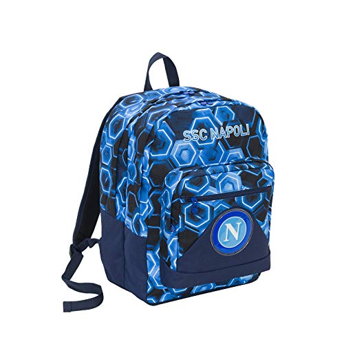SSC NAPOLI Forza Napoli Mochila escolar 41 centimeters Azul (Blue Deep)