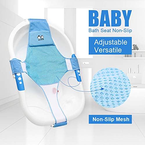 StillCool Recién Nacido Asiento baño del bebé Accesorios de baño de Soporte del Asiento baño de Ducha del bebé recién Nacido del bebé Baño de Seguridad (Rosa) (Azul)