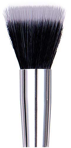 Stippling Brush – Doble fibra para fijar o completar el rubor, polvo, bronceador, base, contorno. Técnica de punteado para un acabado impecable. Brocha para rubor. Brocha de doble punta