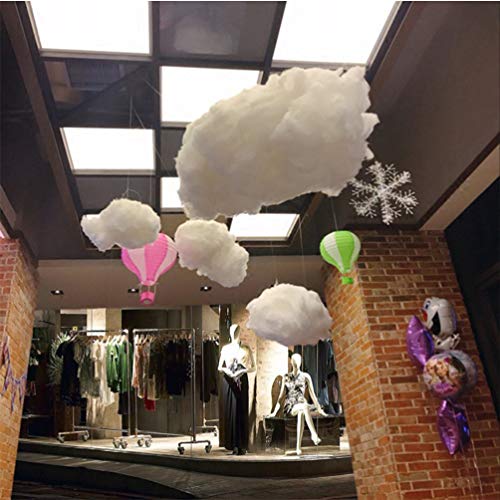 STOBOK 4 Piezas Decoraciones de Nubes Artificiales Accesorios de Nubes de algodón para Decoraciones Colgantes de Fiesta de Bodas para niños