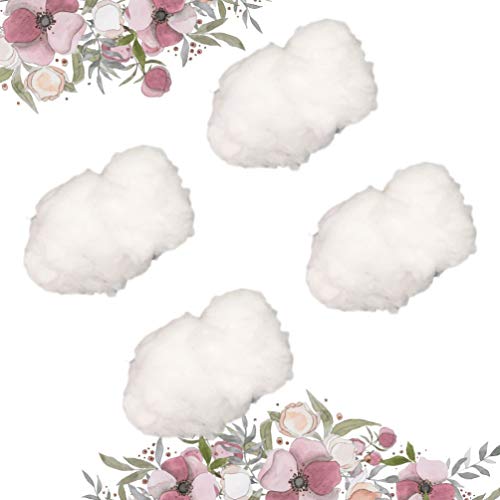 STOBOK 4 Piezas Decoraciones de Nubes Artificiales Accesorios de Nubes de algodón para Decoraciones Colgantes de Fiesta de Bodas para niños