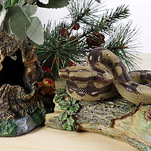 STOBOK Juguete de Serpiente de Goma Juguete de Serpiente Python Modelo de Juguete de Broma asustadiza Decoraciones de Halloween