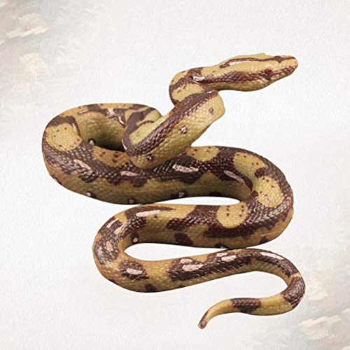 STOBOK Juguete de Serpiente Realista Figura de Serpiente de Goma Juguete de bromaFavores de Fiesta de Halloween