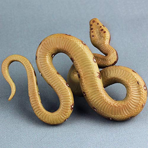 STOBOK Juguete de Serpiente Realista Figura de Serpiente de Goma Juguete de bromaFavores de Fiesta de Halloween