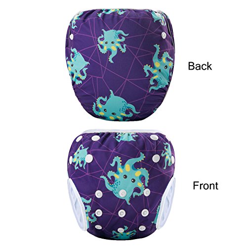 Storeofbaby Reutilizable Swim Nappies ajustable cubierta de pañal lavable para niños y niñas