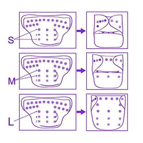 Storeofbaby Reutilizable Swim Nappies ajustable cubierta de pañal lavable para niños y niñas