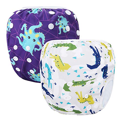 Storeofbaby Reutilizable Swim Nappies ajustable cubierta de pañal lavable para niños y niñas