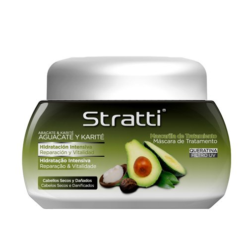Stratti Aguacate - Mascarilla Reparación y Vitalidad con Keratina - 550 gr