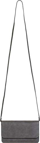 styleBREAKER Pochette da Donna con patta e tracolla, Borsa da Sera, portafogli 02012259, Colore:Nero