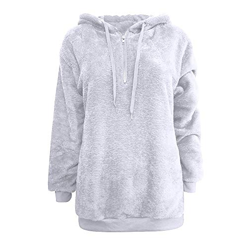 Sudadera Informal de Manga Larga con Estampado Informal de Manga Larga para Mujer Sudaderas Cortas 2018 Otoño e Invierno Blusas con Manga Larga con Cordones Camiseta para Adolescentes Chicas