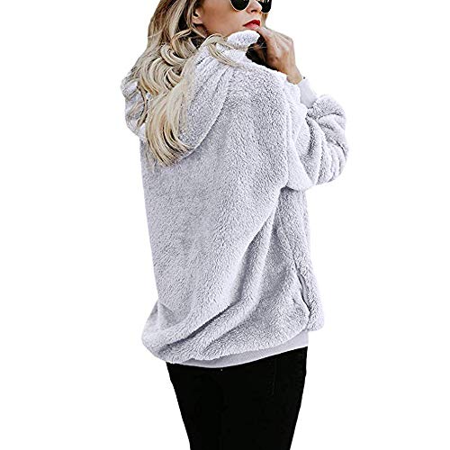 Sudadera Informal de Manga Larga con Estampado Informal de Manga Larga para Mujer Sudaderas Cortas 2018 Otoño e Invierno Blusas con Manga Larga con Cordones Camiseta para Adolescentes Chicas