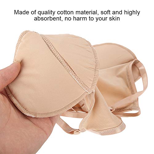 Sudor Axilas Almohadillas Bra para mujeres,absorbentes de sudor,algodón reutilizable axila resistente,Anti-sudor y anti olor 2pcs Pads