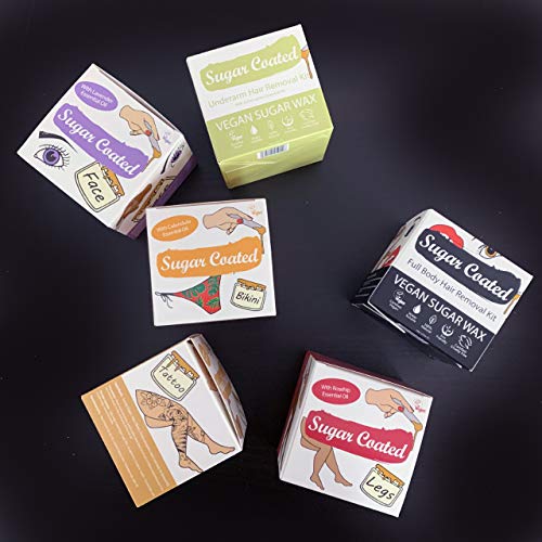 Sugar Coated Hair Removal Wax Kit for Underarms, 1 x 200g