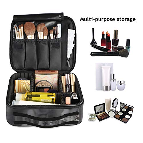 SUGARHE Cat Tiger The Little Baby Imagen Invertida es Enorme Blanco Fresco e Inspirador,Neceser Maquillaje,Bolsa Cosméticos Organizador Brochas Maquillaje Estuches Portátil