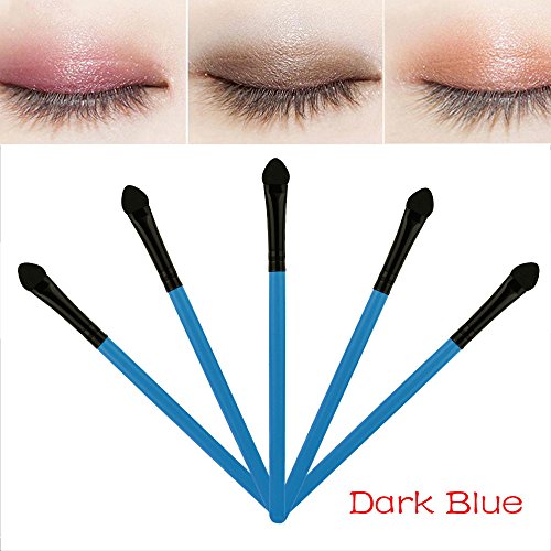 Sulifor 5 piezas de maquillaje esponja sombra de ojos delineador de ojos cepillo aplicador de esponja