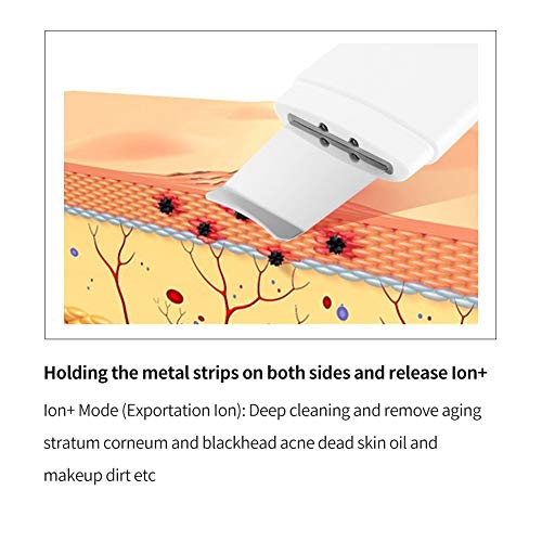 SUNMAY Depurador de piel Ultrasónico, Exfoliación Facial Ultrasónica Limpiador de Poros para Limpieza Facial