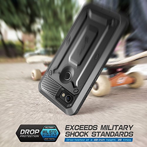 SupCase Funda Google Pixel 2 XL, Funda Resistente de Cuerpo Completo con Protector de Pantalla Incorporado para Google Pixel 2 XL (2017) Unicorn Beetle Pro Series （Negro