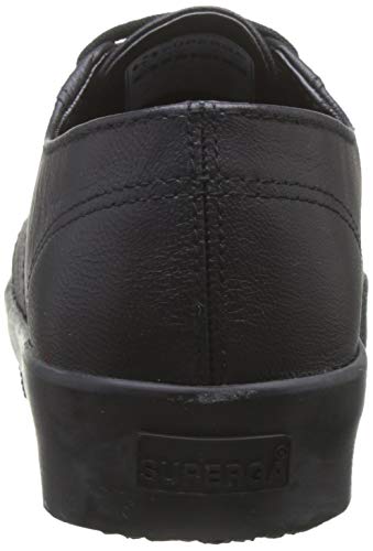 Superga 2730-NAPPALEAU Zapatillas Mujer, Negro (Total Black F90), 36 EU (3.5 UK)