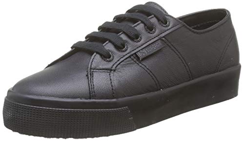 Superga 2730-NAPPALEAU Zapatillas Mujer, Negro (Total Black F90), 36 EU (3.5 UK)