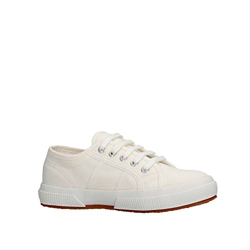 Superga 2750-jcot Classic, Zapatillas de Gimnasia Niños Unisex, Blanco, 33 EU