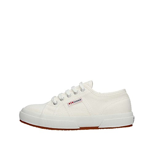 Superga 2750-jcot Classic, Zapatillas de Gimnasia Niños Unisex, Blanco, 33 EU