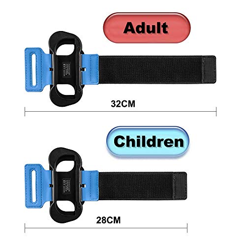 SUPERSUN 2 Piezas Correa para la Muñeca para Just to Dance 2021 2020 2019 2018 (Edición para Nintendo Switch), Adjustable Brazalete Brassard para Nintendo Switch Dance Juego, Agarrar para Joy Con