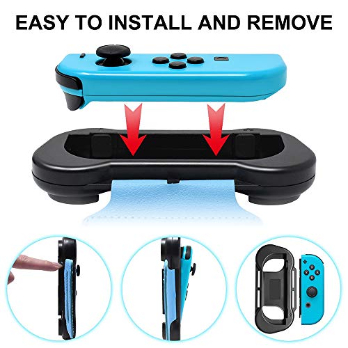 SUPERSUN 2 Piezas Correa para la Muñeca para Just to Dance 2021 2020 2019 2018 (Edición para Nintendo Switch), Adjustable Brazalete Brassard para Nintendo Switch Dance Juego, Agarrar para Joy Con