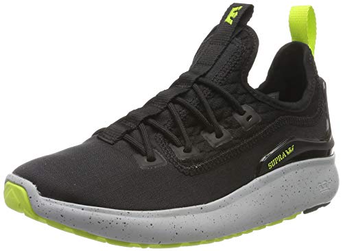 Supra Factor XT, Zapatillas de Skateboard Unisex Adulto, Negro (Black-Lt Grey-M 24), 44 EU