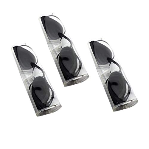 SUPVOX - Juego de 3 Parches de Seguridad para Gafas, Parche para Ojos IPL con Estuches para Pacientes con IPL, UV, Terapia de luz LED infrarroja