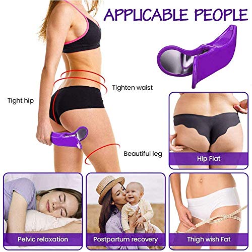 Surfilter Dispositivo de Entrenamiento de Cadera Súper Kegel Ejercitador de glúteos Mejora el Control de la vejiga Ejercicio físico Entrenamiento de glúteos Belleza Herramientas para moldear
