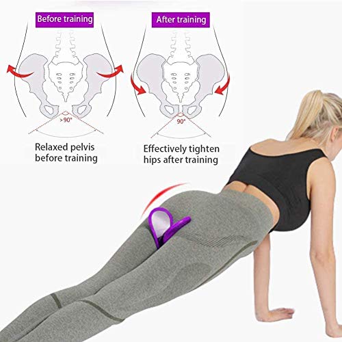 Surfilter Dispositivo de Entrenamiento de Cadera Súper Kegel Ejercitador de glúteos Mejora el Control de la vejiga Ejercicio físico Entrenamiento de glúteos Belleza Herramientas para moldear
