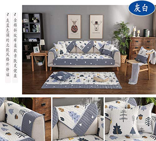 Suuki Fundas Sofa Chaise,Forro de Sofa Forma de L,Fundas de sofá de 1/2/3/4 plazas,Funda de sofá de Cuero de Tela,Funda de sofá para Dormitorio/Sala de Estar,Protector de Muebles-UNA_Los 90 * 90cm