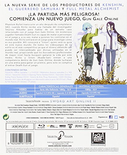 Sword Art Online Ii Temporada 2 Parte 1. Blu Ray - Edición Coleccionista [Blu-ray]