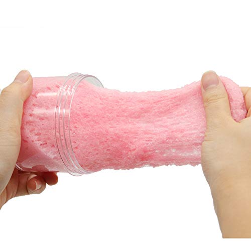 SWZY Fluffy Slime Putty Toy Flamingo Cloud Slime Soft Stretchy Stress Relief Sludge Toy 200ml