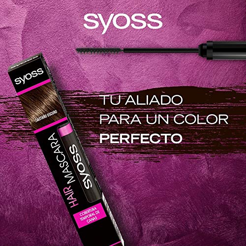 SYOSS - Hair Mascara - Cubre Canas - Color Castaño - 16ml
