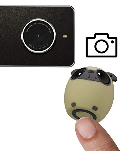 Sytech SY-XDOG Altavoz Nano Inalámbrico con Botón Selfie en Forma de Animal | Altavoz Nano Perro | Altavoz con Bluetooth Perro Cute Kawaii, Color Marrón