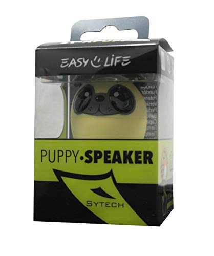 Sytech SY-XDOG Altavoz Nano Inalámbrico con Botón Selfie en Forma de Animal | Altavoz Nano Perro | Altavoz con Bluetooth Perro Cute Kawaii, Color Marrón