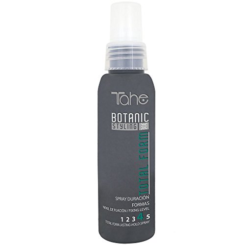 Tahe Botanic Styling Total Form Spray Fijador con Aporte de Textura, Duración y Brillo, Fijación 4, 100 ml