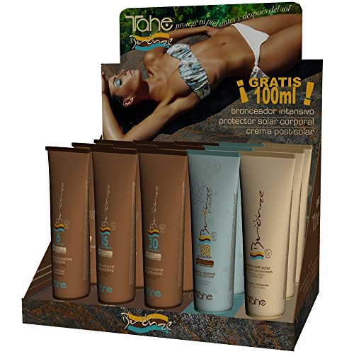 Tahe Bronze Crema Protectora Solar Pediátrica Corporal 50/Protector Solar/Crema Solar, 250 ml