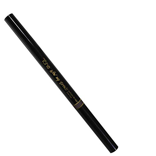 Tahe Wow My Brows! Lápiz de Cejas Retráctil con Punta Triangular y Cepillo para Peinar las Cejas, 23 Brunette (Gris Oscuro), 0,3 g…