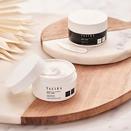 Talika - Crema Regeneradora de Noche - Skintelligence Antienvejecimiento - Cuidado Antienvejecimiento - para Piel Firme, Protegida y Descansada - todo tipo de Pieles - Frasco de 50 Mililitros