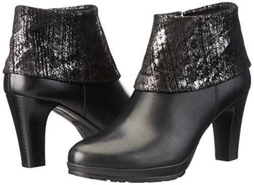 Tamaris 25460, Botines para Mujer, Negro (Black Metallic 033), 40 EU