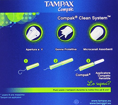 Tampax - Compak Super - Tampones - 16 unidades - [pack de 4]