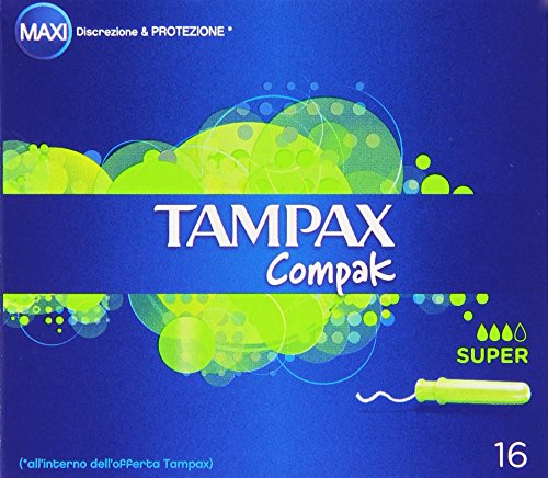 Tampax - Compak Super - Tampones - 16 unidades - [pack de 4]