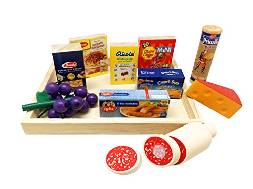 Tanner 0932.3 Cocina y comida Estuche de juego juego de rol - Juegos de rol (Cocina y comida, Estuche de juego, Niño/niña, Multicolor, Madera) , color/modelo surtido